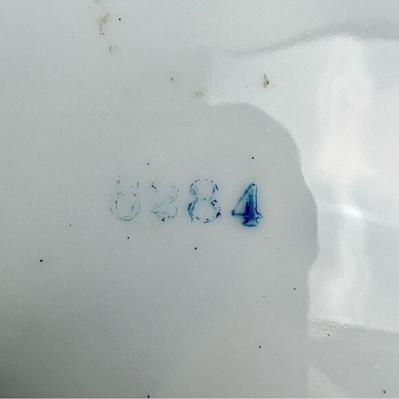 Vintage 10" Andrea by Sadek #6284 Porcelain Bowl Koi Fish & Underwater Flora - Picture 7 of 9